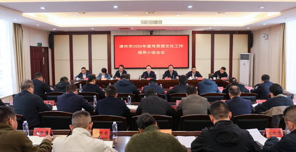 津市市2025年宣传思想文化工作领导小组会议、网络安全和信息化委员会全体会议召开