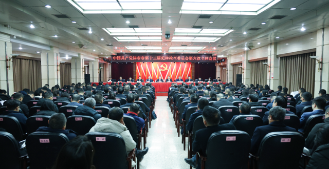 中国共产党津市市第十三届纪律检查委员会第六次全体会议召开