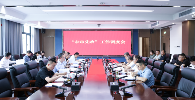 彭子晟调度“未审先改”工作